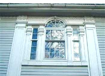 The upper front window.
